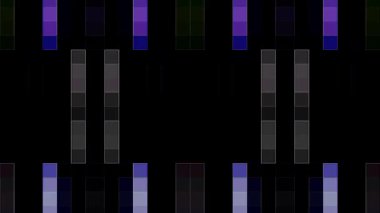 güzel renkli video soyut parlak ışık enerjisi 4K düz çizgi dalgaları siyah arkaplan üzerinde parıldayan ışık etkisi