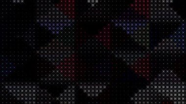 Siyah arkaplandaki renkli çizgilerle ince hareketleri düzenleyen, parıldayan, parlak güzel videolar.