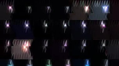 güzel renkli video soyut parlak ışık enerjisi 4K düz çizgi dalgaları siyah arkaplan üzerinde parıldayan ışık etkisi