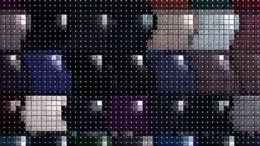 güzel renkli video soyut parlak ışık enerjisi 4K düz çizgi dalgaları siyah arkaplan üzerinde parıldayan ışık etkisi