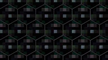 güzel renkli video soyut parlak ışık enerjisi 4K düz çizgi dalgaları siyah arkaplan üzerinde parıldayan ışık etkisi