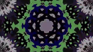 3D animasyon güzel video renkli soyut parlak ışık enerjisi 4K düz çizgi dalgaları merkezde yuvarlak ışık efekti, siyah arkaplan