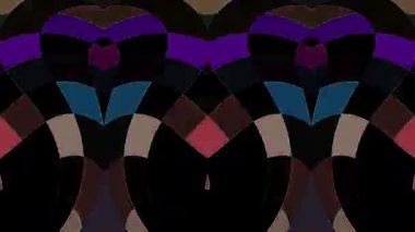 güzel renkli video soyut parlak ışık enerjisi 4K düz çizgi dalgaları siyah arkaplan üzerinde parıldayan ışık etkisi