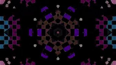 Soyut arka plan hareket eden çizgiler ve parlayan ışık noktaları. Çemberlerle canlandırma