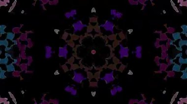 Soyut arka plan hareket eden çizgiler ve parlayan ışık noktaları. Çemberlerle canlandırma