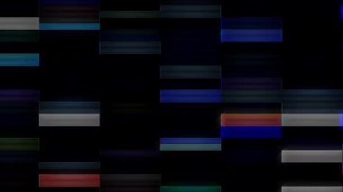 güzel renkli video soyut parlak ışık enerjisi 4K düz çizgi dalgaları siyah arkaplan üzerinde parıldayan ışık etkisi