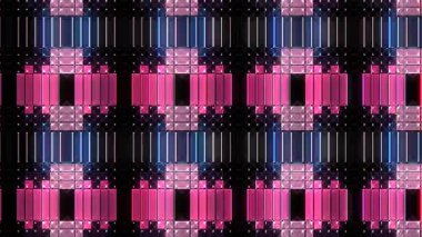 güzel renkli video soyut parlak ışık enerjisi 4K düz çizgi dalgaları siyah arkaplan üzerinde parıldayan ışık etkisi