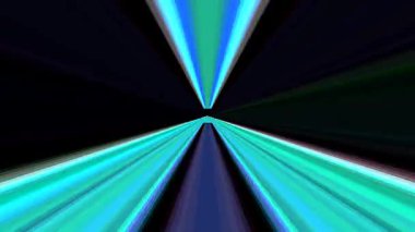 güzel renkli video soyut parlak ışık enerjisi 4K düz çizgi dalgaları siyah arkaplan üzerinde parıldayan ışık etkisi