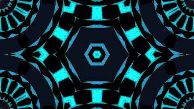 3D animasyon güzel video renkli soyut parlak ışık enerjisi 4K düz çizgi dalgaları merkezde yuvarlak ışık efekti, siyah arkaplan