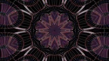 soyut çizgiler merkezde parlayan renkli ışık, siyah arkaplan