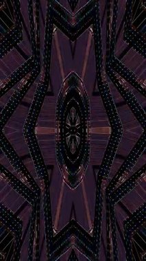 3D animasyon dikey güzel video soyut parlak ışık enerjisi 4K soyut çizgiler merkezde parlayan renkli ışık, siyah arkaplan