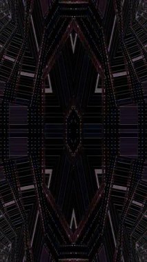 3D animasyon dikey güzel video soyut parlak ışık enerjisi 4K soyut çizgiler merkezde parlayan renkli ışık, siyah arkaplan