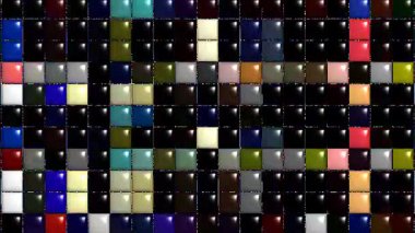 3D parlak çizgiler, dalga hareketini ayarlayın, renk dolu, siyah arkaplan üzerinde