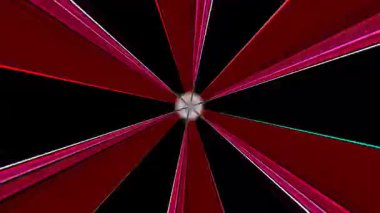 Siyah arkaplandaki renkli çizgilerle ince hareketleri düzenleyen, parıldayan, parlak güzel videolar.