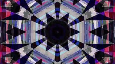 3D animasyon güzel video renkli soyut parlak ışık enerjisi 4K düz çizgi dalgaları merkezde yuvarlak ışık efekti, siyah arkaplan