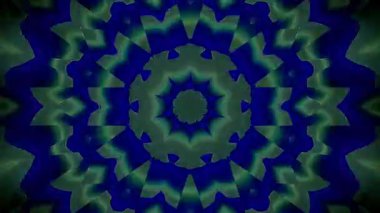 3D animasyon güzel video renkli soyut parlak ışık enerjisi 4K düz çizgi dalgaları merkezde yuvarlak ışık efekti, siyah arkaplan