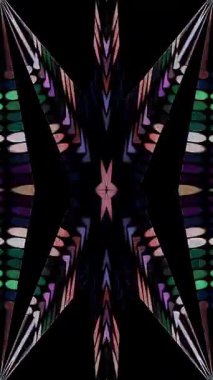 güzel renkli video soyut parlak ışık enerjisi 4K düz çizgi dalgaları siyah arkaplan üzerinde parıldayan ışık etkisi