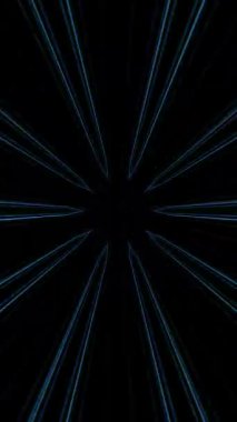 güzel renkli video soyut parlak ışık enerjisi 4K düz çizgi dalgaları siyah arkaplan üzerinde parıldayan ışık etkisi