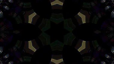 Soyut arka plan hareket eden çizgiler ve parlayan ışık noktaları. Çemberlerle canlandırma