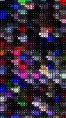 güzel renkli video soyut parlak ışık enerjisi 4K düz çizgi dalgaları siyah arkaplan üzerinde parıldayan ışık etkisi