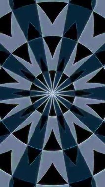 3D animasyon güzel video renkli soyut parlak ışık enerjisi 4K düz çizgi dalgaları merkezde yuvarlak ışık efekti, siyah arkaplan