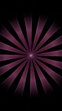 3D soyut parlak çizgiler, dalga, renkli, siyah arkaplan