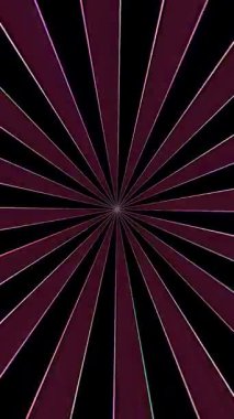 3D soyut parlak çizgiler, dalga, renkli, siyah arkaplan