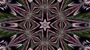 3D animasyon güzel video renkli soyut parlak ışık enerjisi 4K düz çizgi dalgaları merkezde yuvarlak ışık efekti, siyah arkaplan