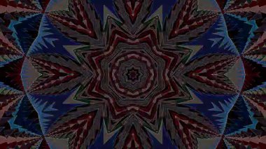 3D animasyon güzel video renkli soyut parlak ışık enerjisi 4K düz çizgi dalgaları merkezde yuvarlak ışık efekti, siyah arkaplan