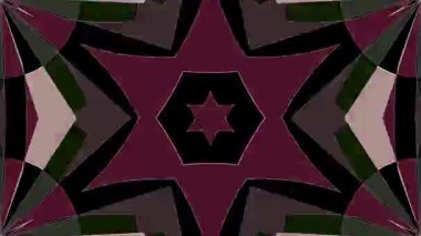 3D animasyon güzel video renkli soyut parlak ışık enerjisi 4K düz çizgi dalgaları merkezde yuvarlak ışık efekti, siyah arkaplan