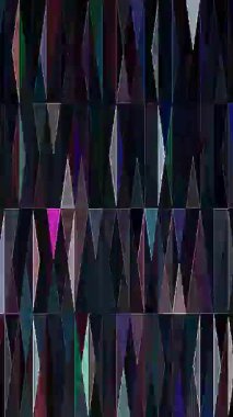 3D soyut parlak çizgiler, dalga, renkli, siyah arkaplan