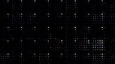 3D soyut parlak çizgiler, dalga, renkli, siyah arkaplan