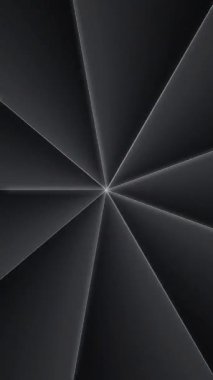 3D soyut parlak çizgiler, dalga, renkli, siyah arkaplan