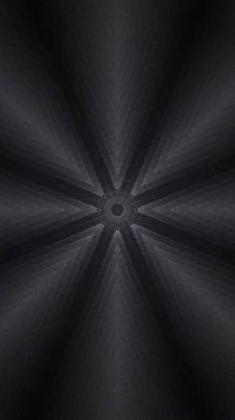 3D soyut parlak çizgiler, dalga, renkli, siyah arkaplan