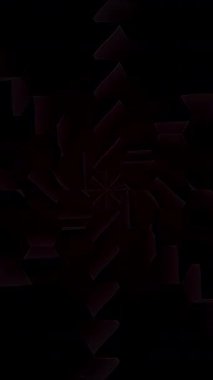 Soyut Kaleydoskop deseni tam renklerle. Sihirli mandala. 4k