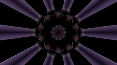 Soyut arka plan hareket eden çizgiler ve parlayan ışık noktaları. Çemberlerle canlandırma