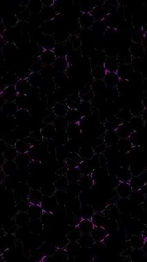 3D animation vertical beautiful video colorful abstract bright light energy 4K of smooth lines waves glittering light effect on black background