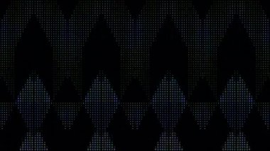 3D parlak çizgiler, dalga hareketini ayarlayın, renk dolu, siyah arkaplan üzerinde