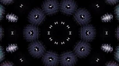 3D animasyon güzel video renkli soyut parlak ışık enerjisi 4K düz çizgi dalgaları merkezde yuvarlak ışık efekti, siyah arkaplan