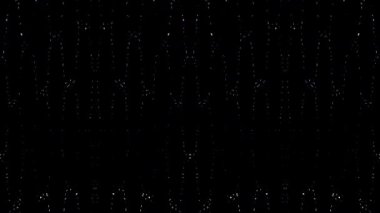 güzel renkli video soyut parlak ışık enerjisi 4K düz çizgi dalgaları siyah arkaplan üzerinde parıldayan ışık etkisi