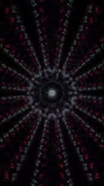 3D animasyon dikey güzel video renkli soyut parlak ışık enerjisi 4K düz çizgiler arkaplan için parıldayan ışık efekti