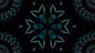 3D animasyon güzel video renkli soyut parlak ışık enerjisi 4K düz çizgi dalgaları merkezde yuvarlak ışık efekti, siyah arkaplan