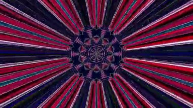 Soyut arka plan hareket eden çizgiler ve parlayan ışık noktaları. Çemberlerle canlandırma