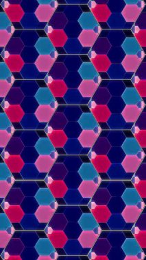 3D soyut parlak çizgiler, dalga, renkli, siyah arkaplan