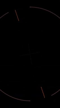 3D animasyon dikey güzel video soyut parlak ışık enerjisi 4K soyut çizgiler merkezde parlayan renkli ışık, siyah arkaplan