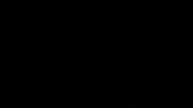 3D soyut parlak çizgiler, dalga, renkli, siyah arkaplan