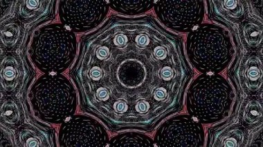 soyut çizgiler merkezde parlayan renkli ışık, siyah arkaplan