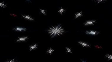 soyut çizgiler merkezde parlayan renkli ışık, soyut arkaplan hareket eden çizgiler ve parlayan ışık