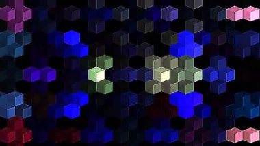 güzel renkli video soyut parlak ışık enerjisi 4K düz çizgi dalgaları siyah arkaplan üzerinde parıldayan ışık etkisi