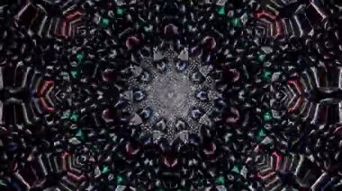 Soyut arka plan hareket eden çizgiler ve parlayan ışık noktaları. Çemberlerle canlandırma